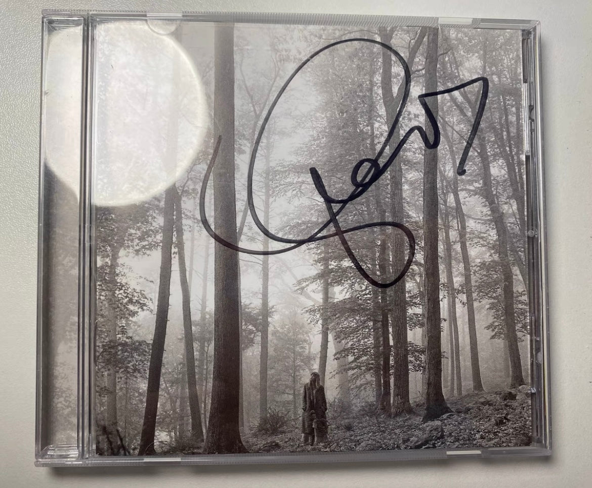 Taylor Swift Folklore signed CD (opened, no sticker)