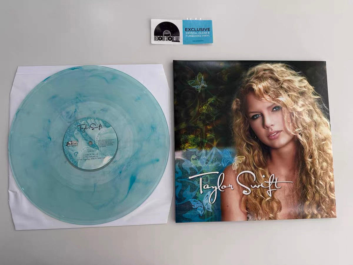 Taylor Swift Debut RSD 2018 Crystal Clear & Turquoise 2LP (Opened, Hype Sticker)