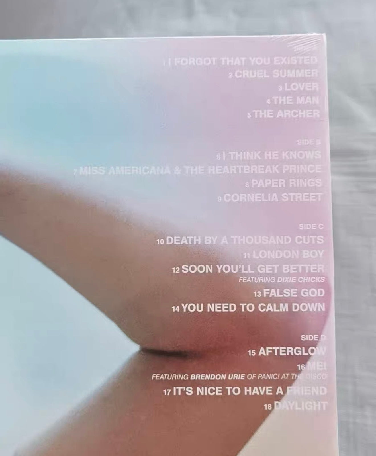 Taylor Swift Lover Pink Blue Colored 2LP Vinyl EU Pressing Sealed Mint Collectible