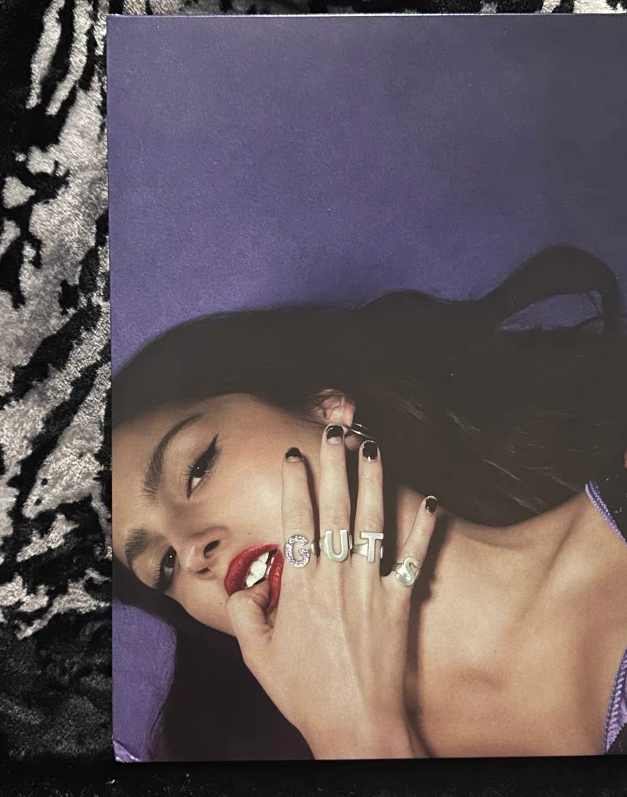 Olivia Rodrigo GUTS vinyl LP with signed art card