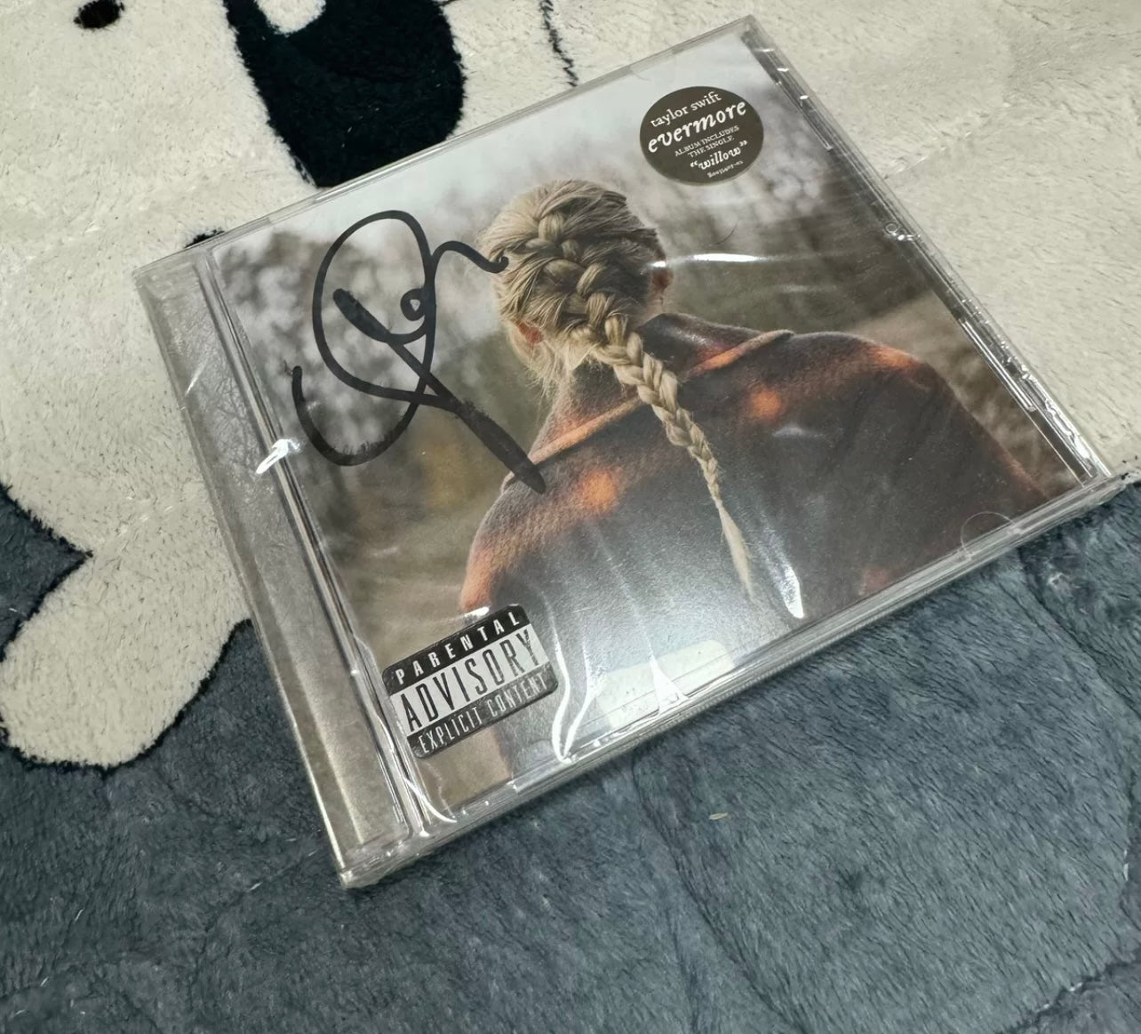 Taylor Swift Evermore Signed CD
