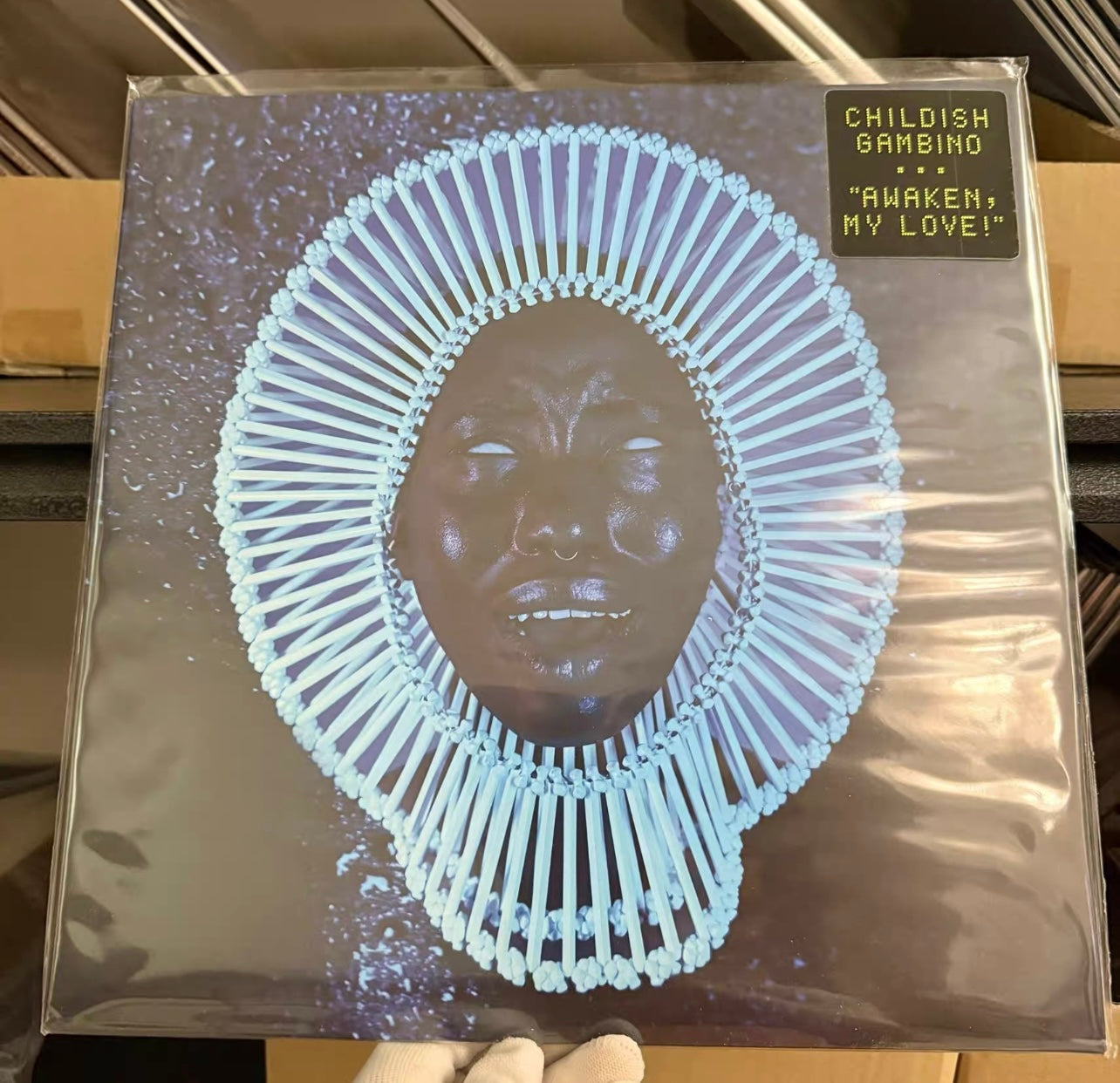 Childish Gambino Awaken, My Love! blue vinyl LP