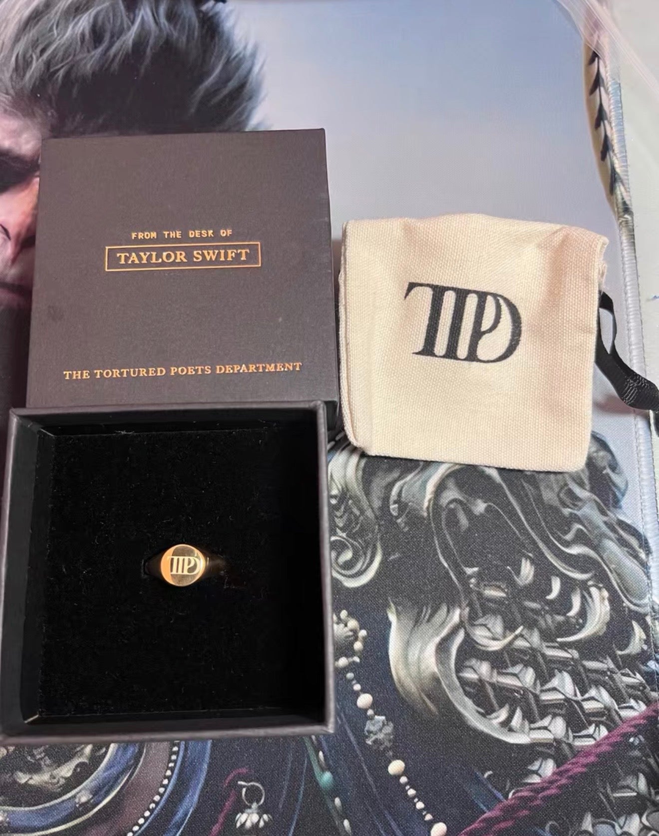 Taylor Swift TTPD Official Ring Size 8 Authentic Merch - Read Desc