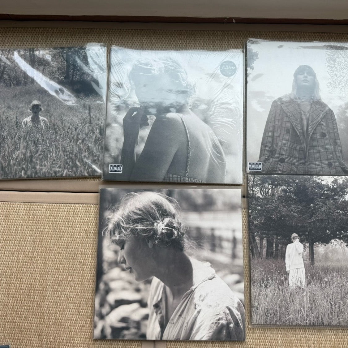 Taylor Swift Folklore Vinyl Set #2 #3 #5 #6 #8 Variant Bundle Open Box