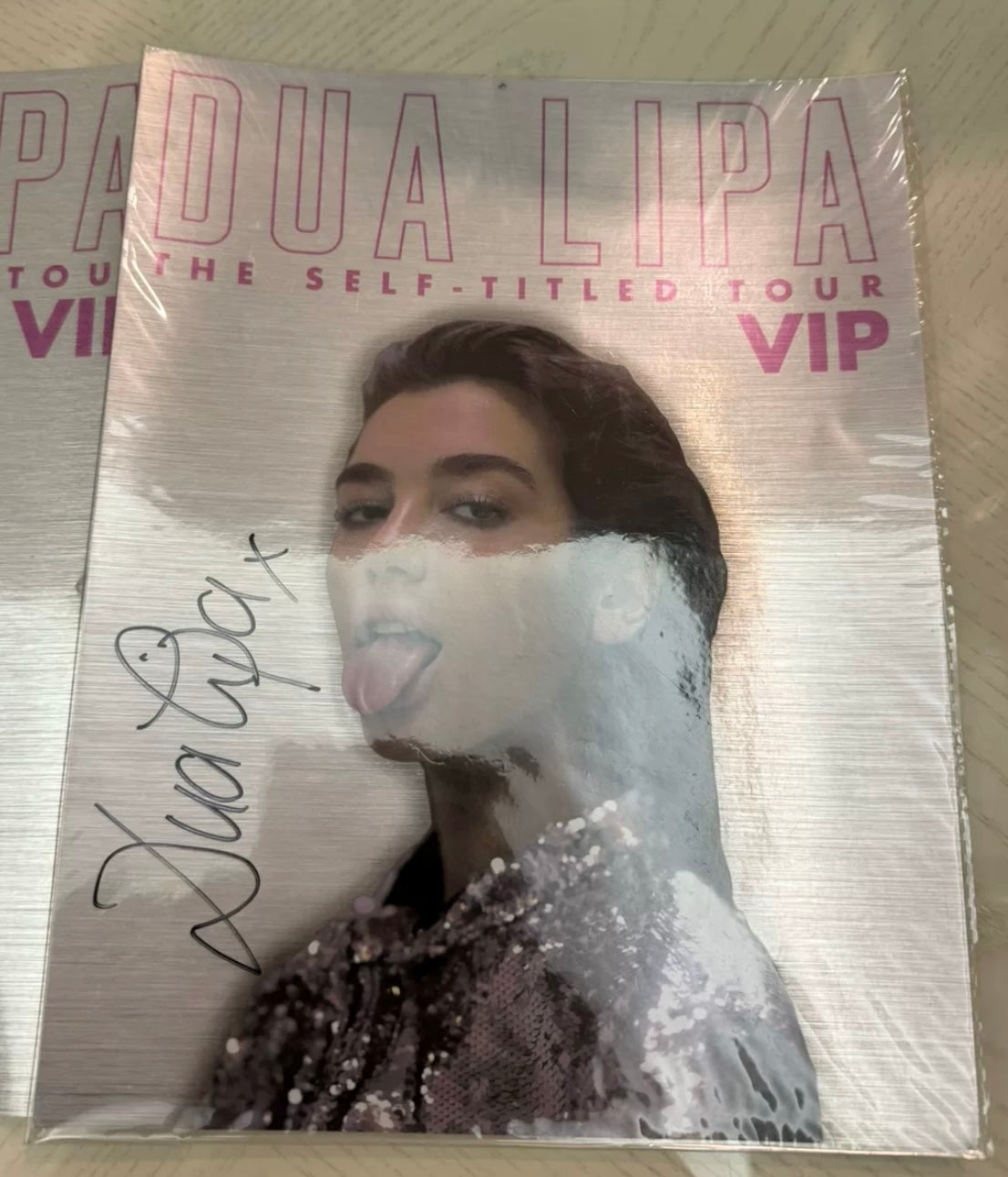 Dua Lipa - Self-Titled Tour VIP Signed Card