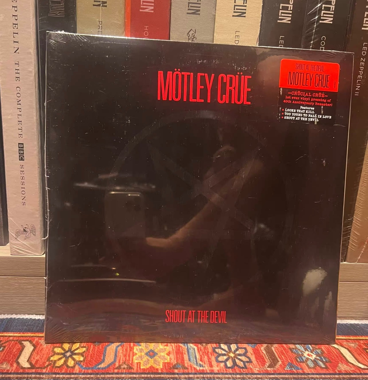 Mötley Crüe Shout at the Devil 40th Anniversary remastered vinyl LP