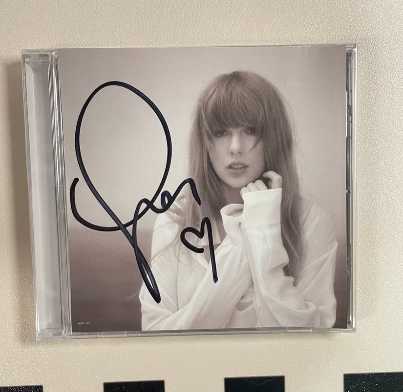 Taylor Swift Folklore Signed CD - TTPD Edition