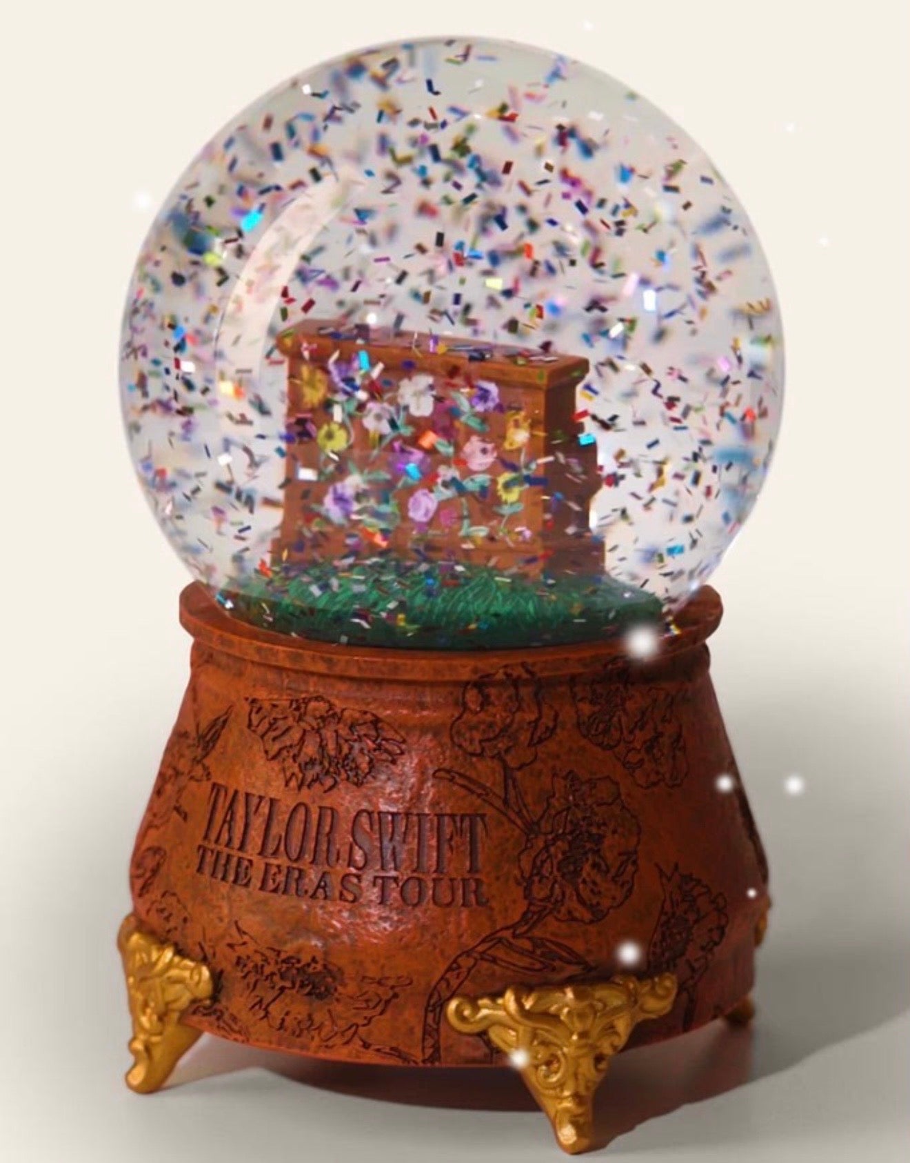 Taylor Swift The Eras Tour 2025 Christmas Limited Edition Musical Snow Globe - New