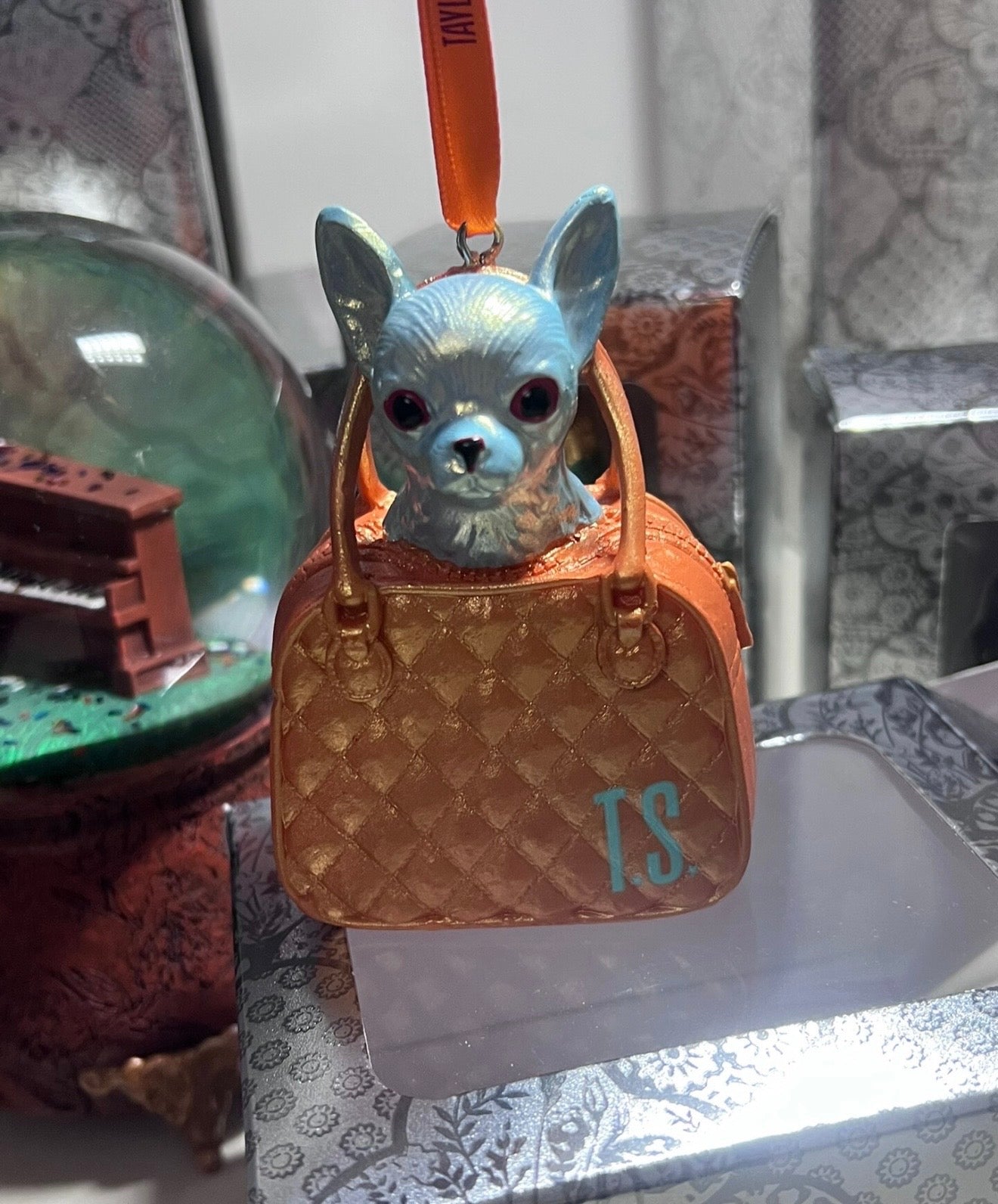 Taylor Swift The Tortured Poets Department Chihuahua Ornament - Official Store Exclusive - New Sealed