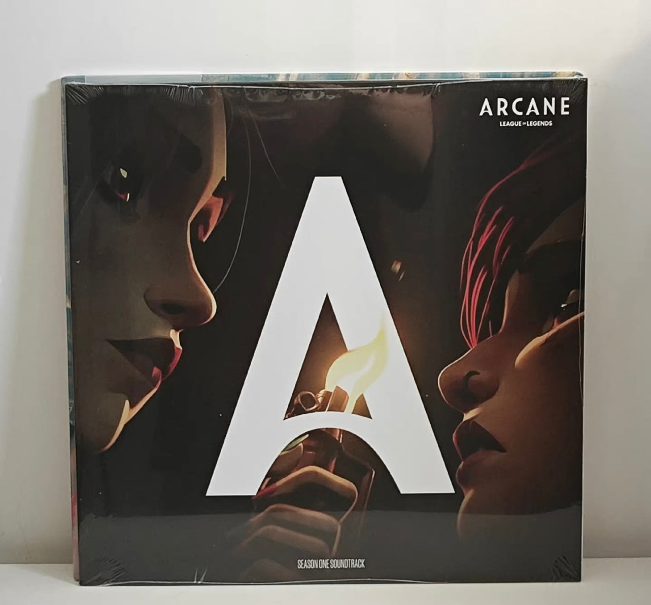 Arcane Season 1 OST purple-black swirl vinyl LP + poster