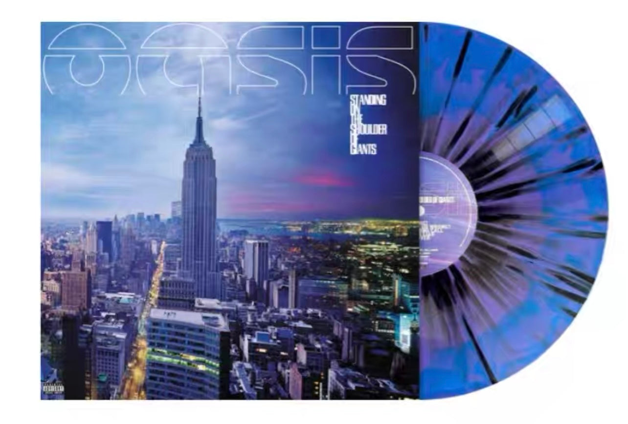 Oasis Standing On The Shoulder Of Giants BR 25th Anniversary splatter vinyl LP (No.~305/3000, unsealed)