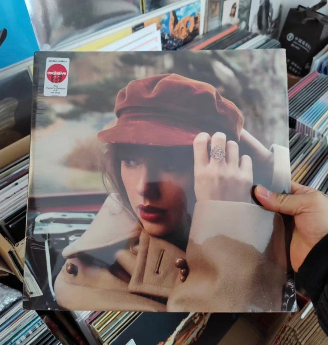 Taylor Swift Red (Taylor's Version) Target Limited Red 4LP Vinyl Read Desc