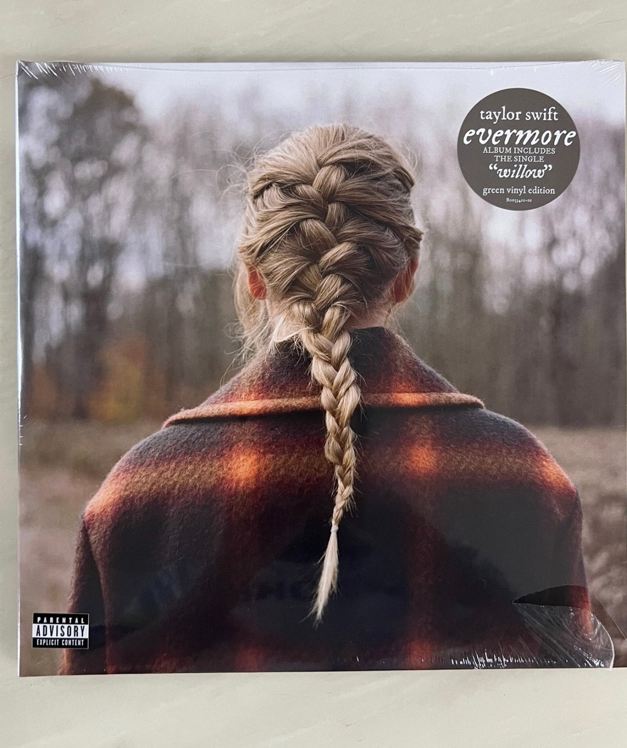 Taylor Swift Evermore Green Vinyl Edition Sealed Minor Corner Wear Read Desc Collectible
