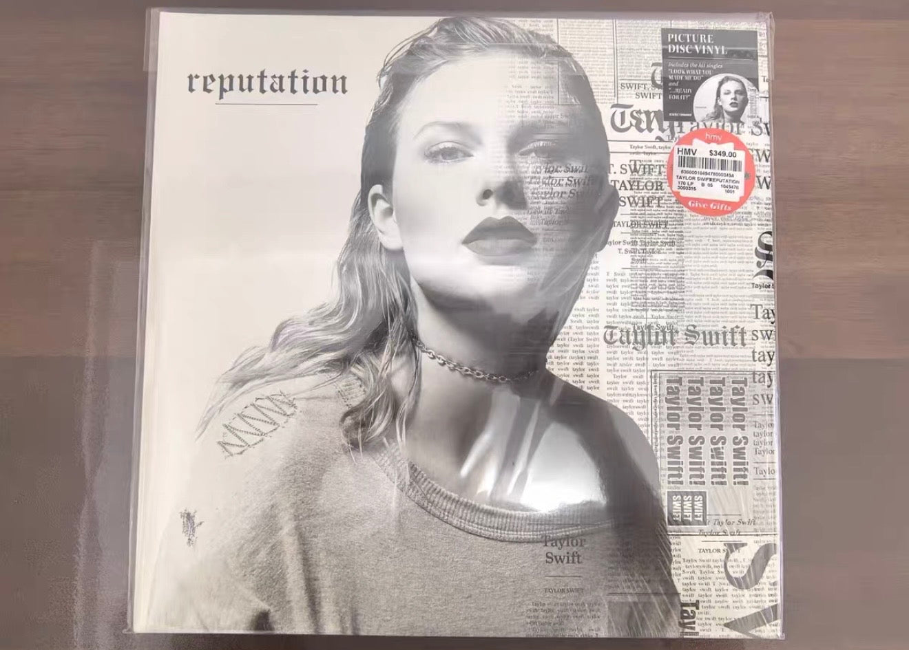 Taylor Swift reputation Picture Disc Vinyl HMV Christmas Sticker Limited Edition Sealed