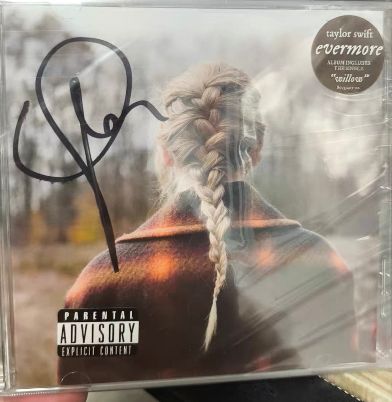 Taylor Swift Evermore Autographed Signed CD Brand New Sealed Minor Smudge Read Desc