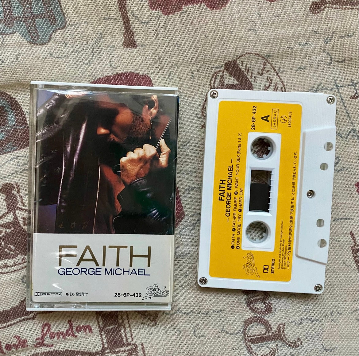 George_Michael_Faith_1987_Japanese_First_Edition_Cassette