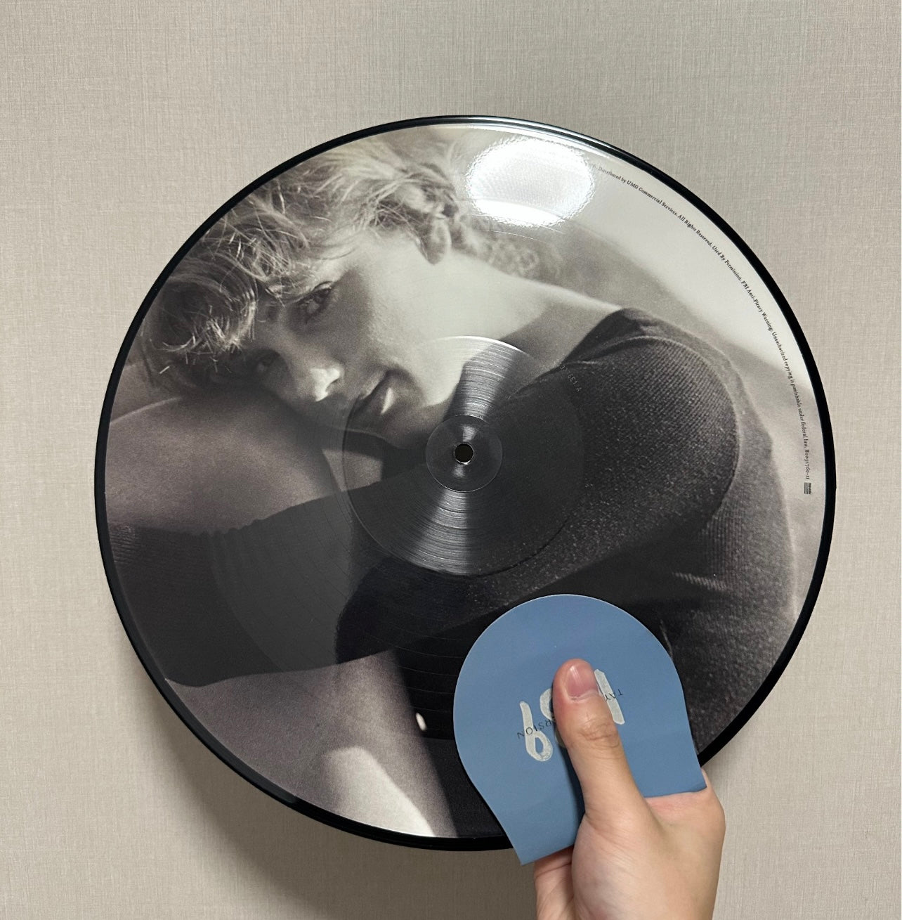 Taylor Swift Folklore Cardigan 12" Picture Disc Limited Edition /13000 Scratched Disc Damaged PVC Read Desc
