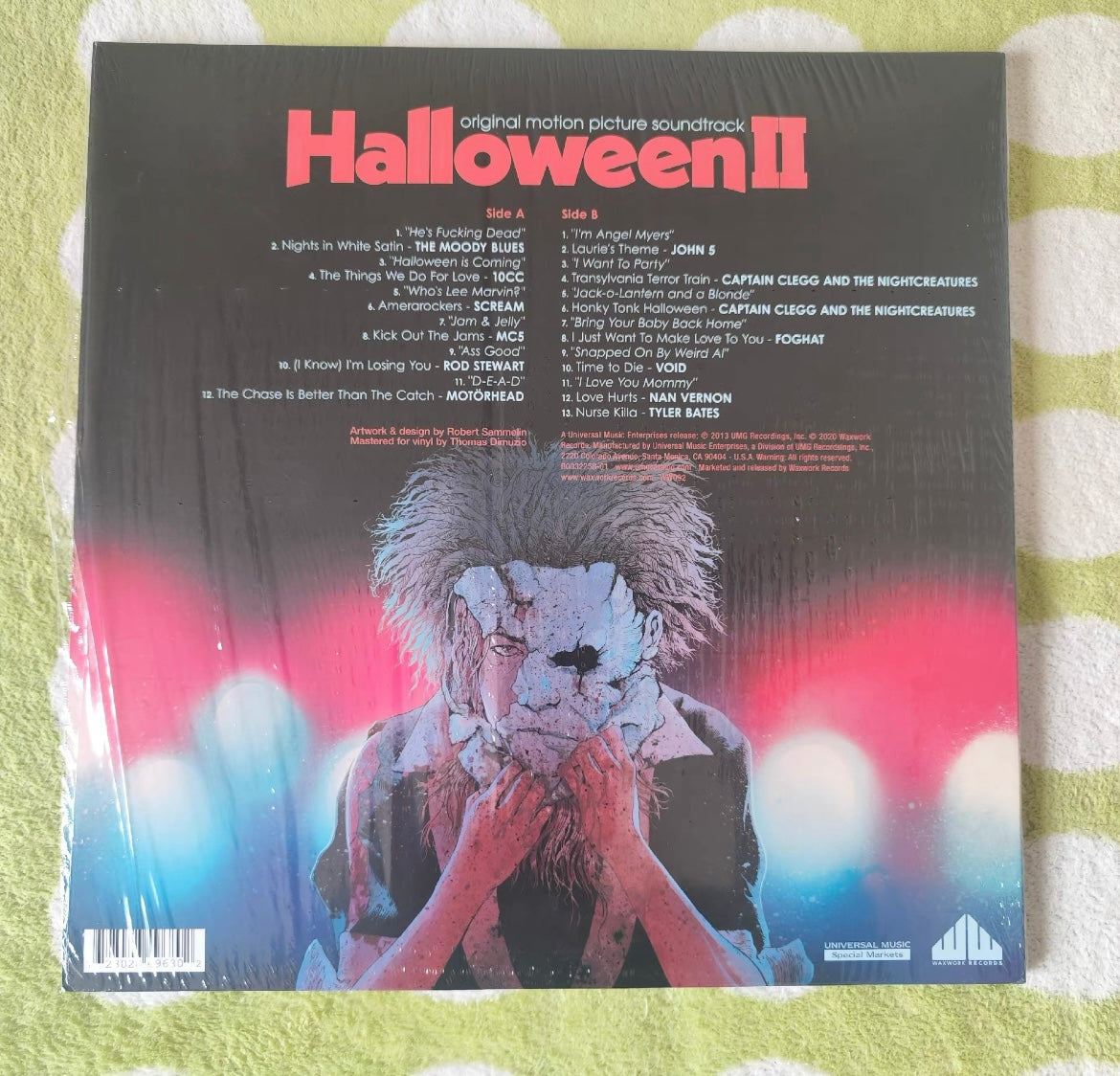 Halloween II Original Soundtrack Orange Swirl Vinyl LP (Opened to Confirm Color)