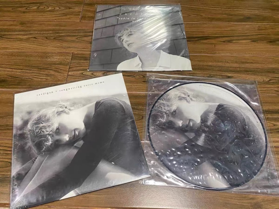Taylor Swift – Cardigan 12" Vinyl Singles 3-LP Set, Sealed with Original Packaging