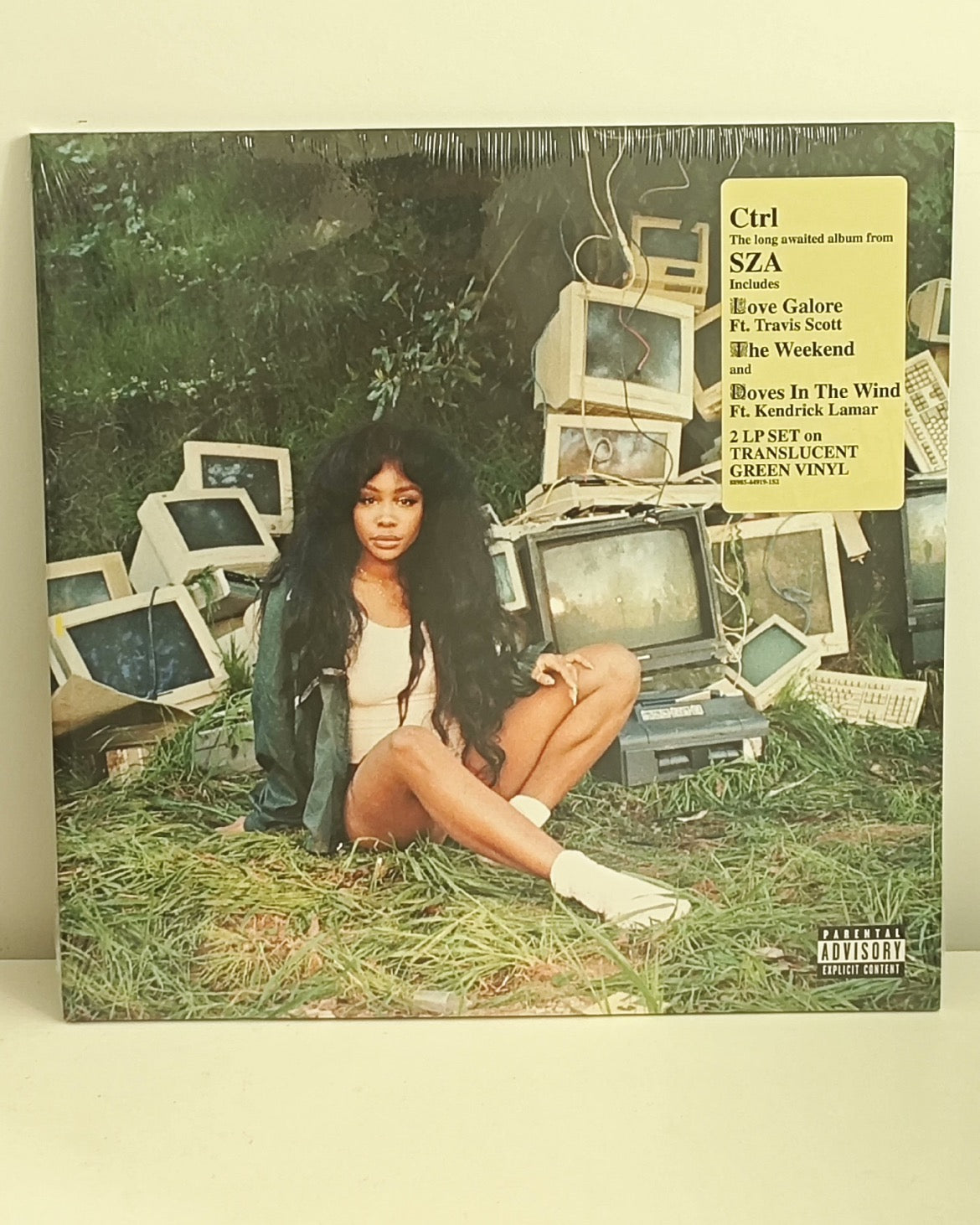 SZA - Ctrl, Translucent Green/Black Vinyl 2LP, Brand New Sealed