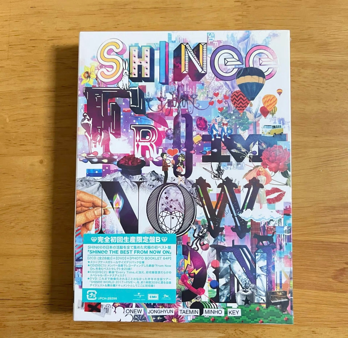 SHINee – The Best From Now On (Japan Limited Edition B) 2CD + DVD + Photobook (Sealed)