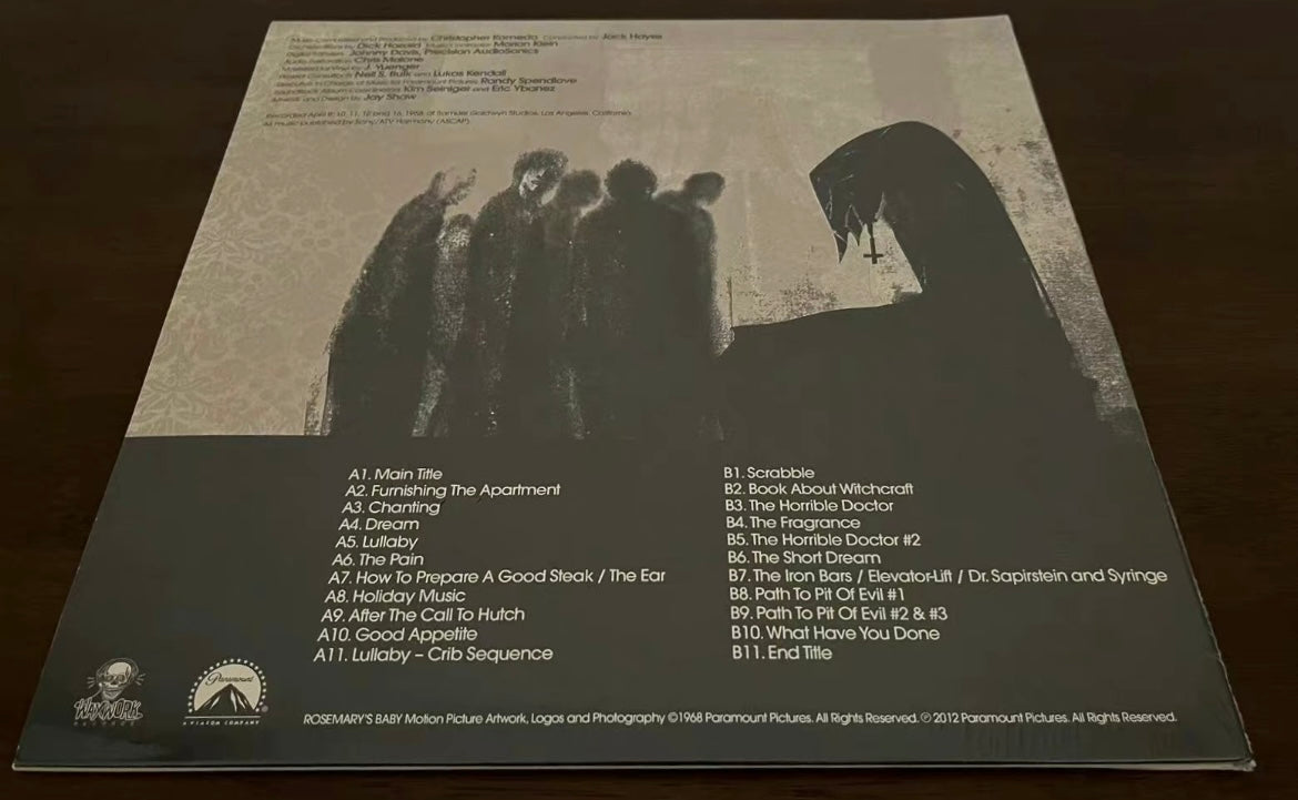 Rosemary's Baby original soundtrack green black marble vinyl LP limited edition sealed