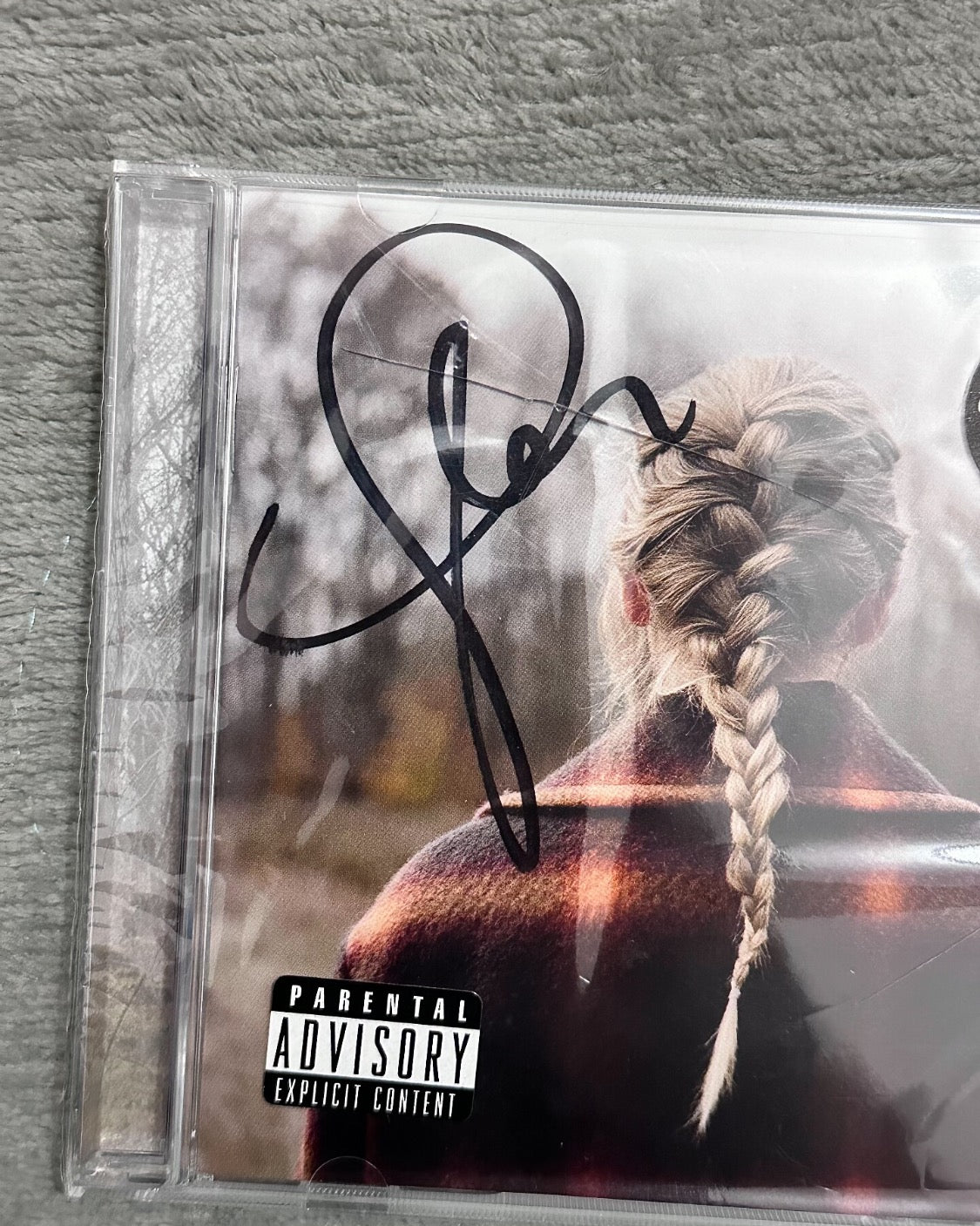 Taylor Swift – Evermore Hand-Signed CD (Autographed Collectible)