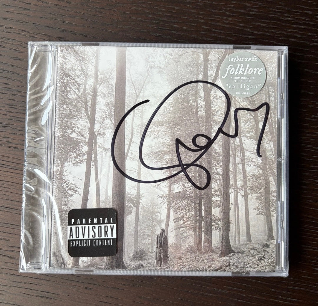 Taylor Swift - folklore Hand-Signed CD Sealed Authentic