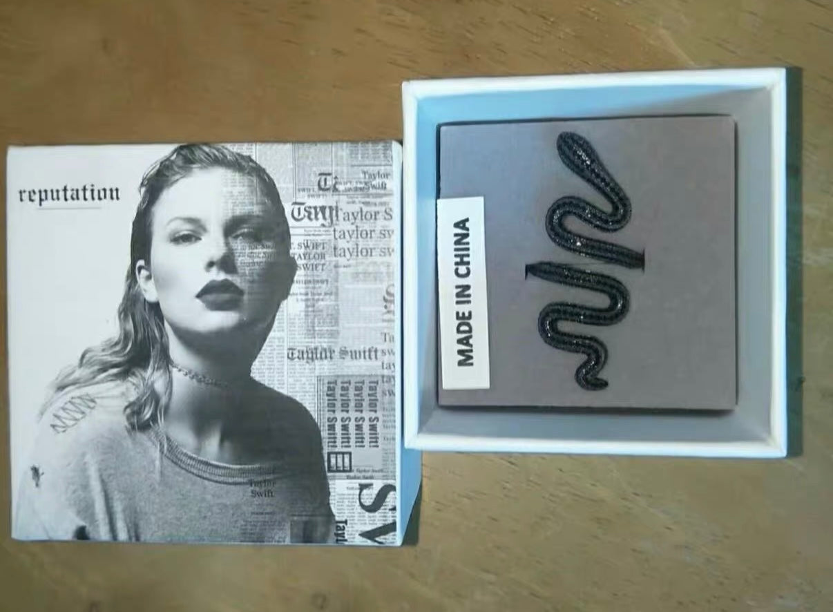 Taylor Swift - reputation Black Snake Ring Official Merch Brand New
