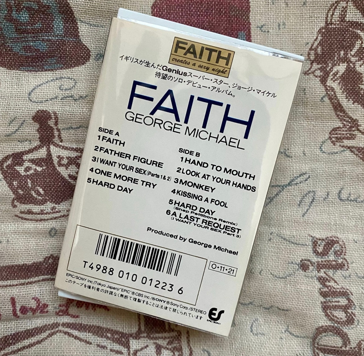 George_Michael_Faith_1987_Japanese_First_Edition_Cassette