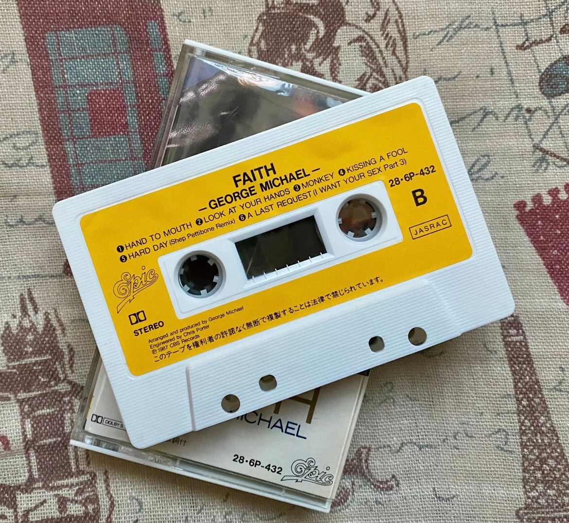 George_Michael_Faith_1987_Japanese_First_Edition_Cassette