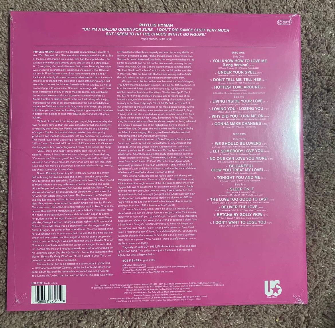 Phyllis Hyman The Essential Limited Edition Vinyl LP