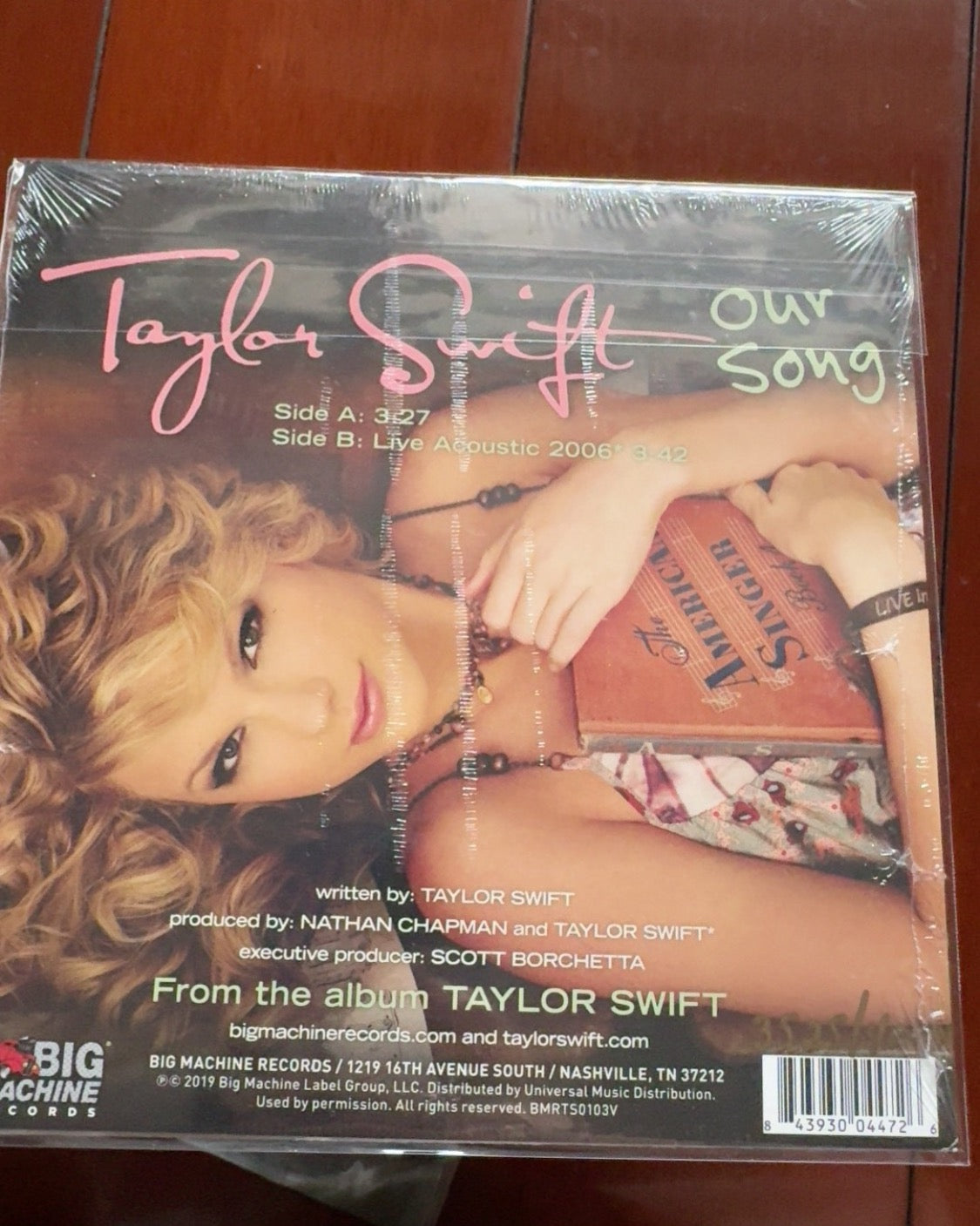 Taylor Swift 5 x 7” Vinyl Singles Bundle Sealed Limited Numbered Collection, Tim McGraw / Teardrops On My Guitar / Picture To Burn / Our Song / Should’ve Said No