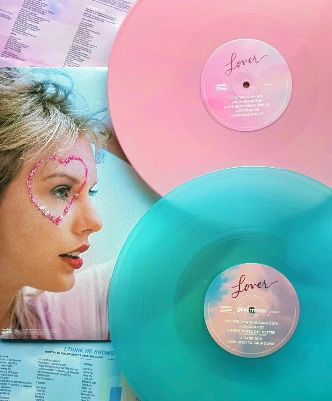 Taylor Swift Vinyl Collection Bundle – Reputation Picture Disc / Midnights / Lover / Long Pond / Folklore