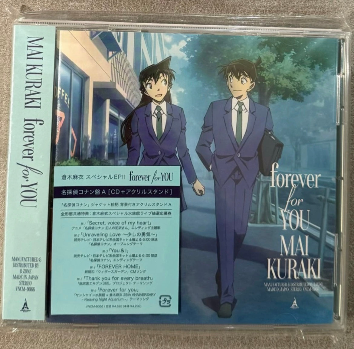 Mai Kuraki – Forever for YOU CD (Detective Conan Limited Edition A + acrylic stand)