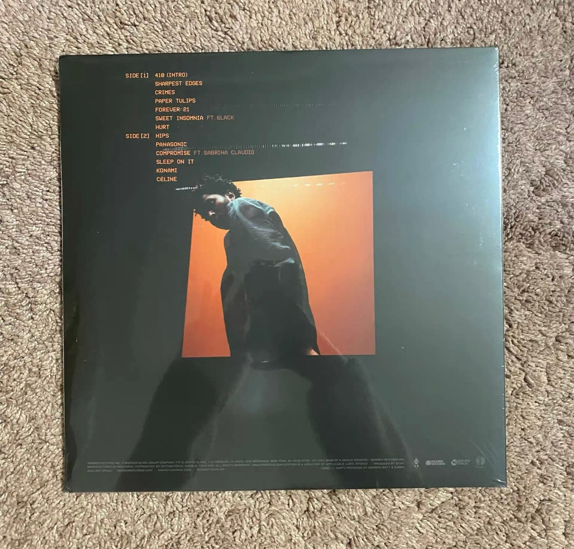 Gallant Sweet Insomnia Limited Edition Vinyl LP