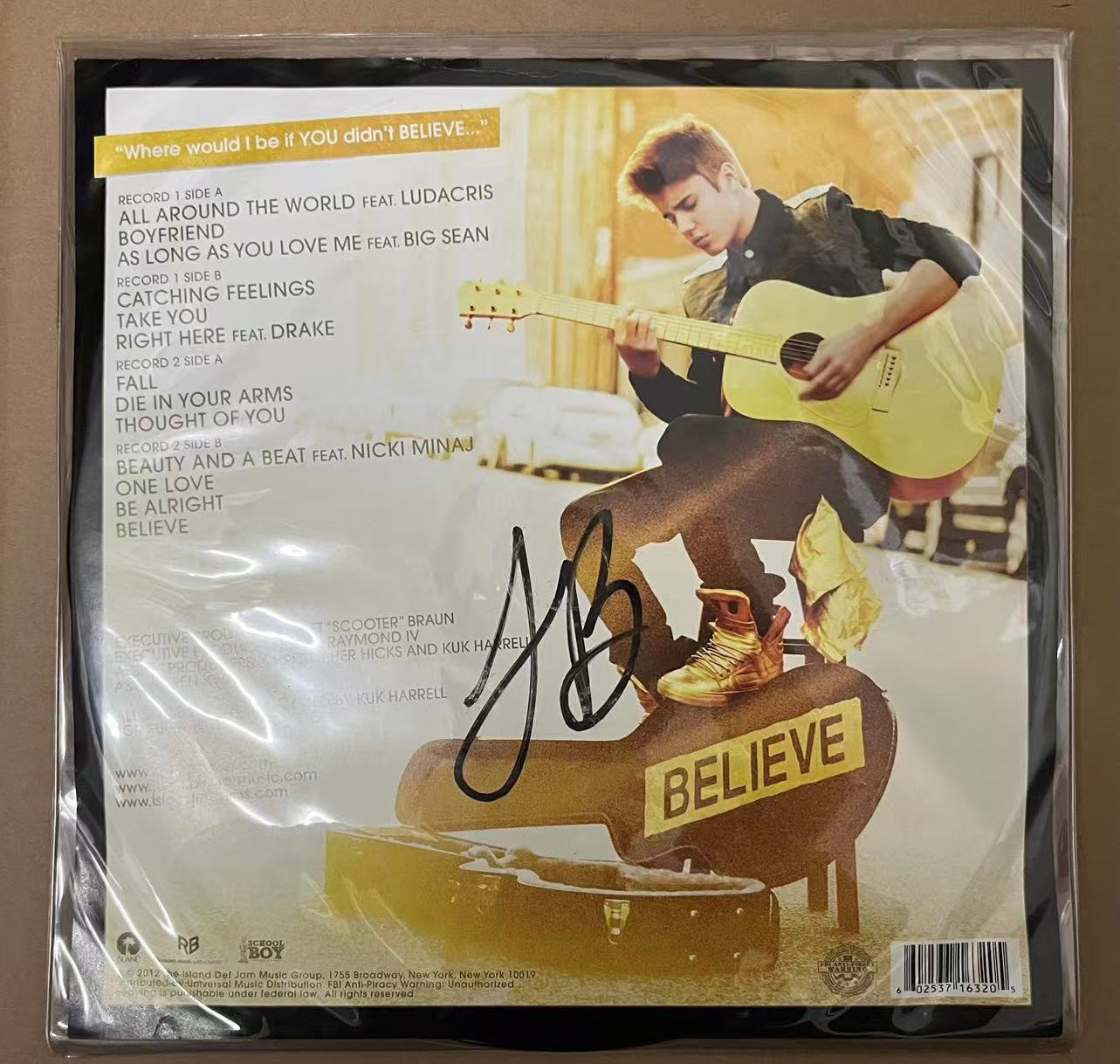 Justin Bieber – Believe (Picture Disc Vinyl, Signed Edition)