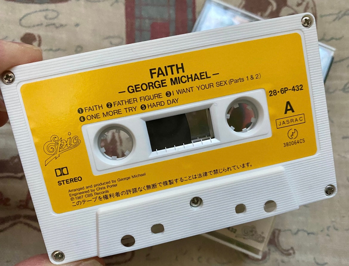 George_Michael_Faith_1987_Japanese_First_Edition_Cassette