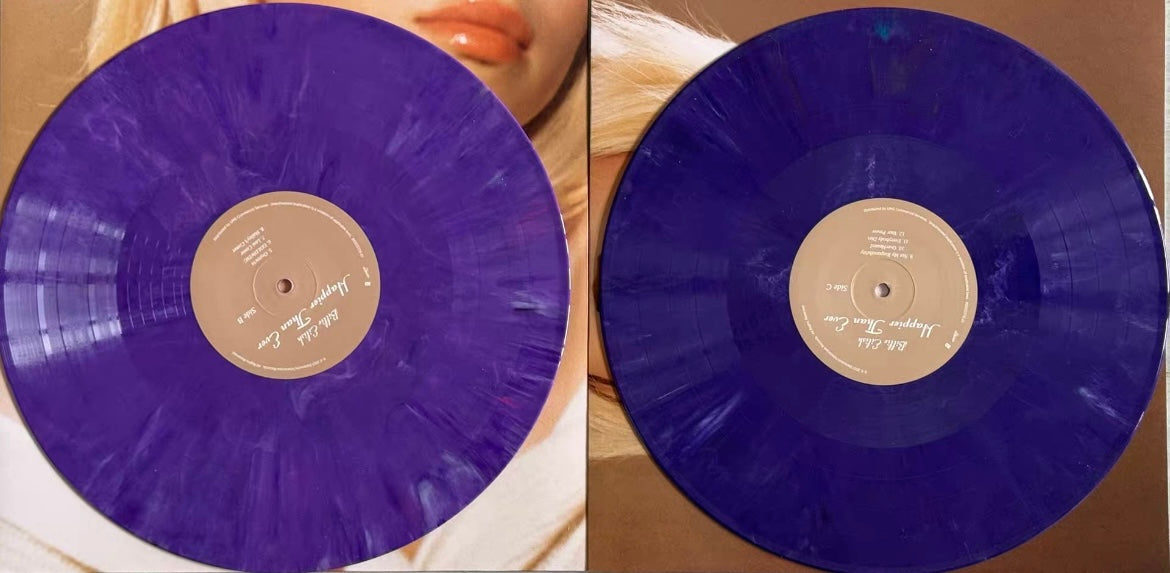 Billie Eilish – Happier Than Ever Eco Vinyl (Side-Opened)