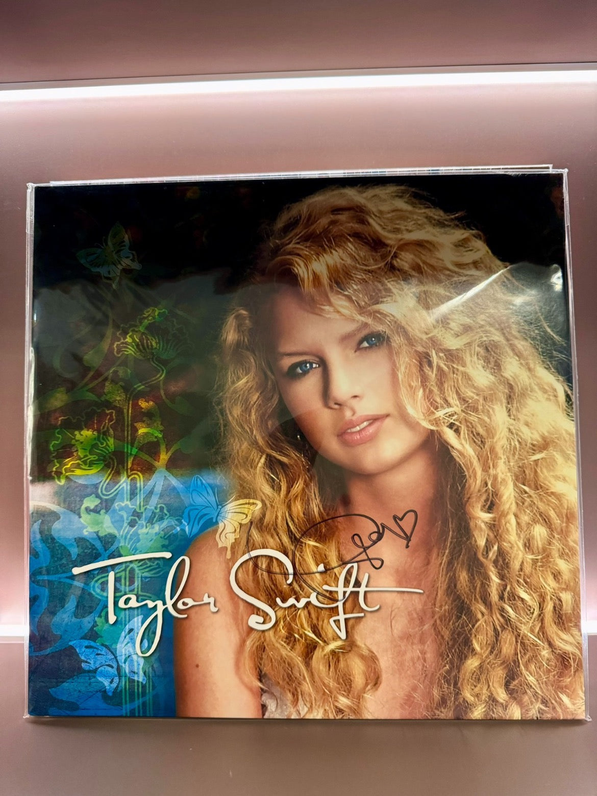 Taylor Swift - Self-Titled, US Signed Blue Vinyl, RSD Limited Edition, 250 Copies. 泰勒斯威夫特《同名专辑》，美国签名蓝色黑胶，RSD限量版，限量250张。