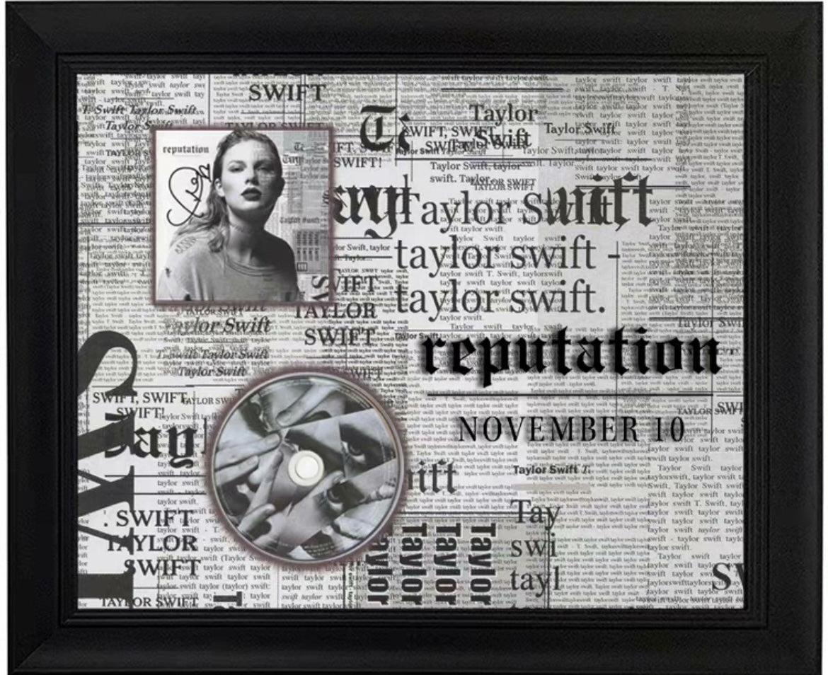 Taylor Swift Autographed Reputation & Folklore Limited Edition Vinyl LP Collection