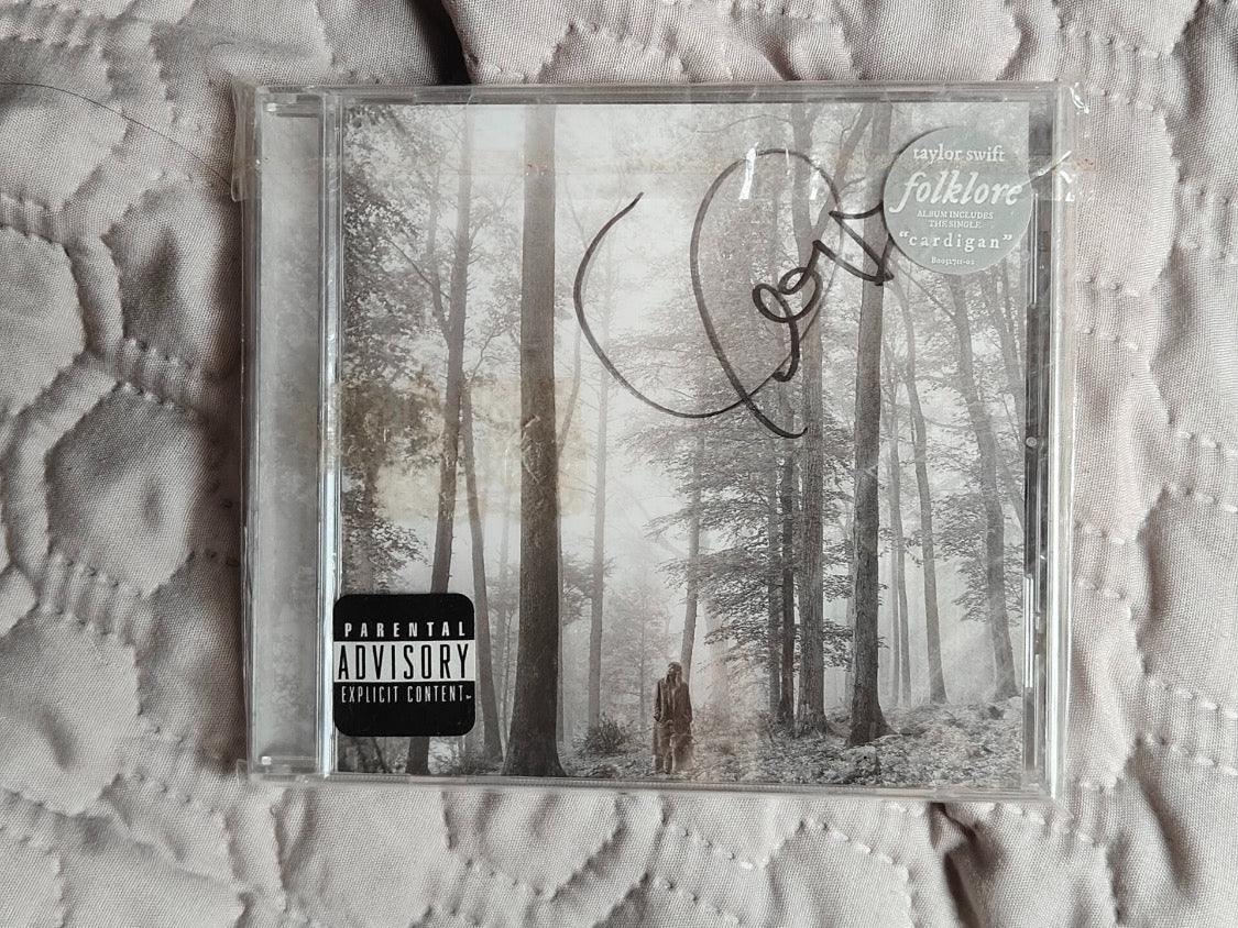Taylor Swift Folklore Signed CD Autographed First Batch Sealed New Rare
