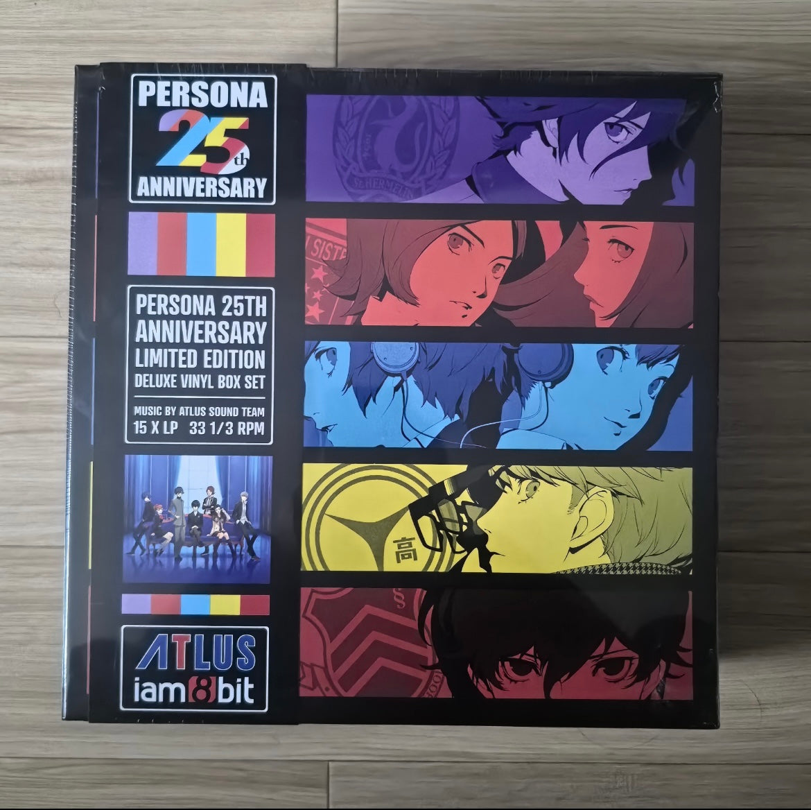 Persona 1-5 – Persona 25th Anniversary Limited Edition Deluxe Vinyl Box Set 15LP Color Vinyl OST