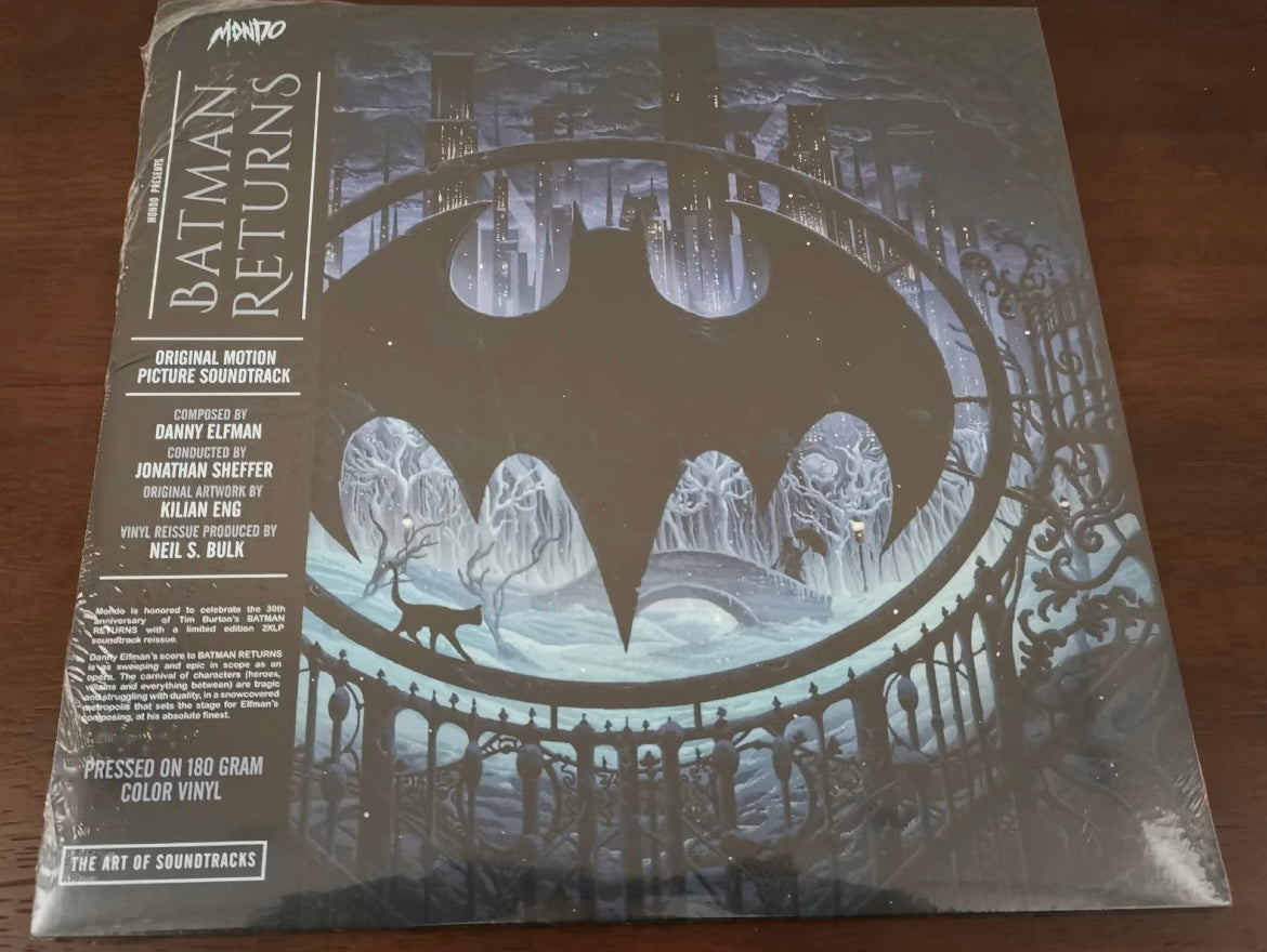 Batman Returns original soundtrack 2LP 30th anniversary blue & pink vinyl limited edition sealed