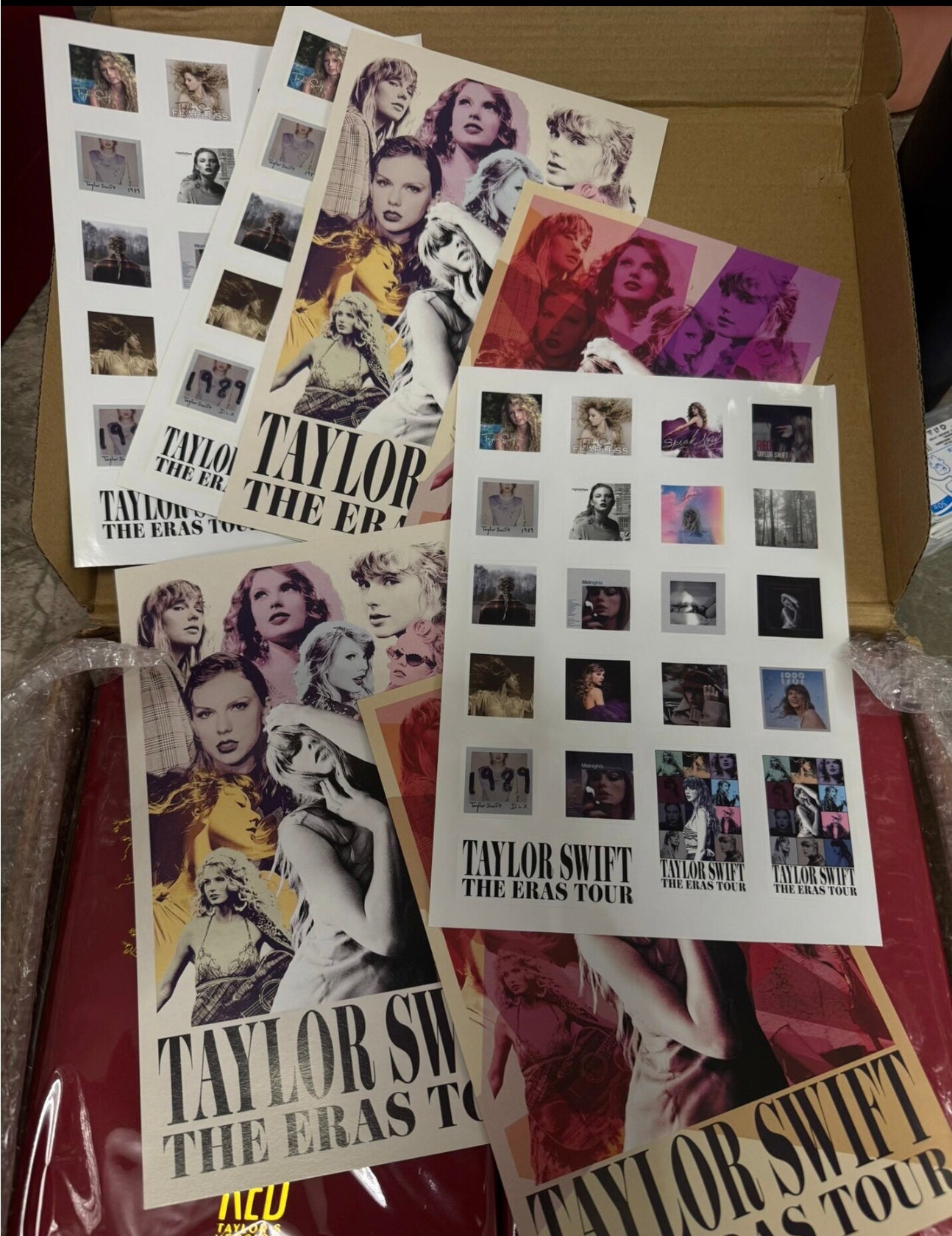 Taylor Swift All Too Well Notebook Red Album Style Gold Foil New