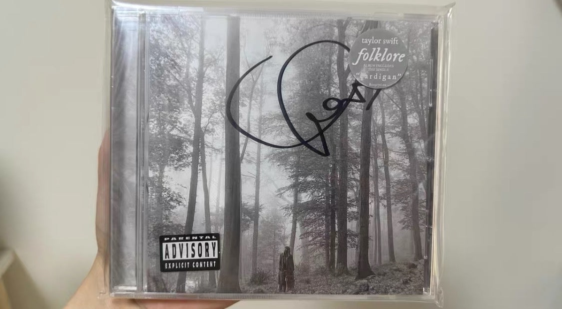 Taylor Swift - Folklore Signed CD Brand New Unopened, No Case Cracks Unsure of Batch, Condition as Shown