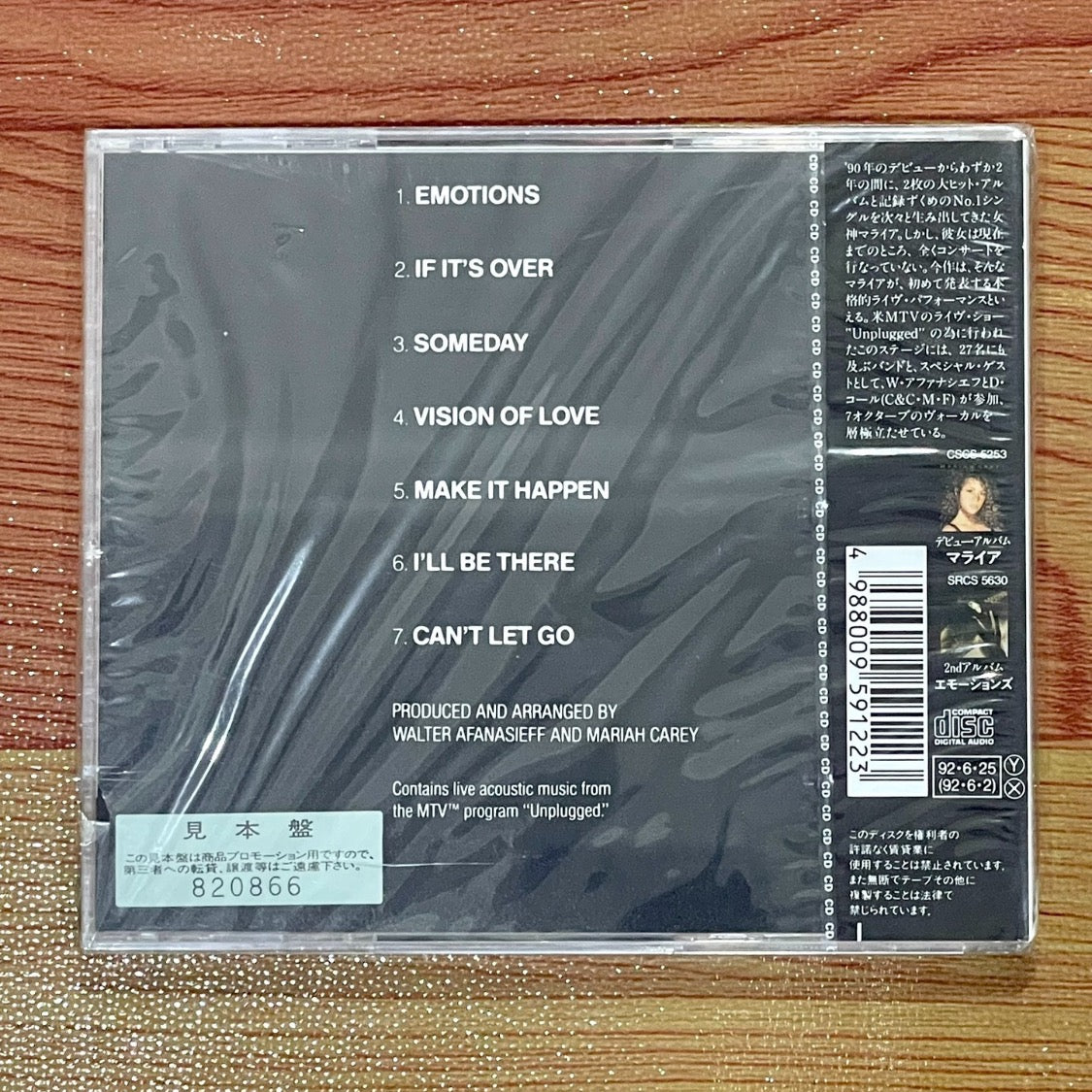Mariah Carey - MTV Unplugged EP (CD, EP, Promo)
