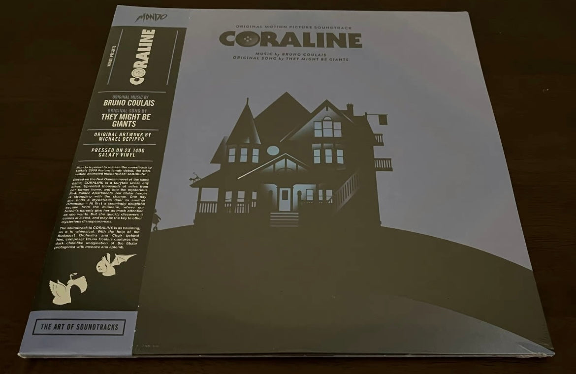 Coraline original soundtrack 2LP pink galaxy vinyl limited edition sealed