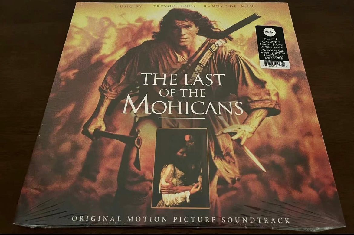 The Last of the Mohicans original soundtrack 2LP forest green marble vinyl limited 1000 sealed