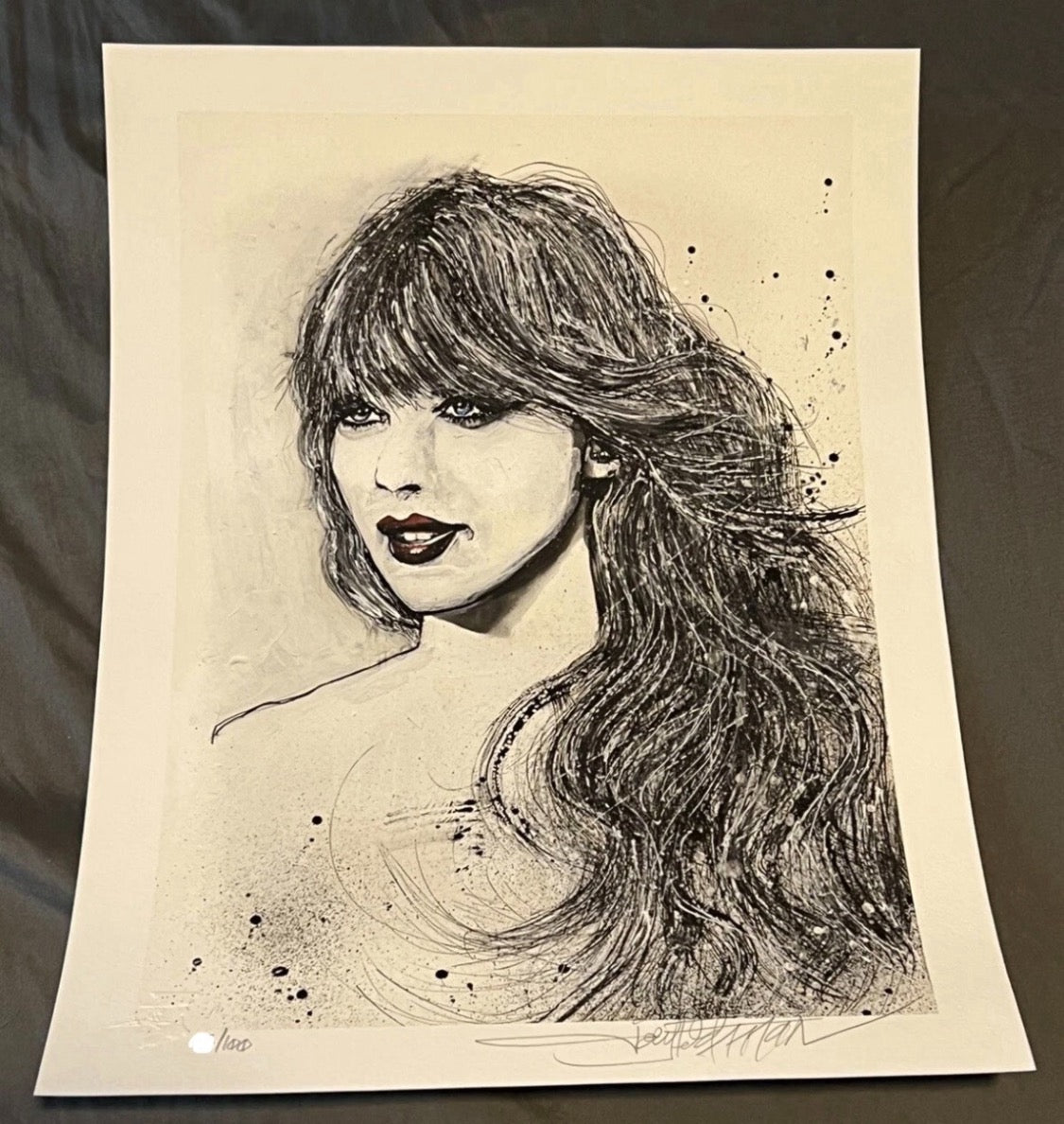 Taylor Swift – Joey Feldman Limited Signed Art Print 12x16